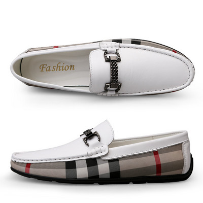 Dizajnerske mokasine Muške cipele Patchwork karirane cipele Modne mokasine Muške cipele za vjenčanje Uredske cipele