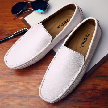 38~47 Ανδρικά Loafers Soft Moccasins Casual Luxury Business Boat Shoes for Flats Driving Dress Shoes