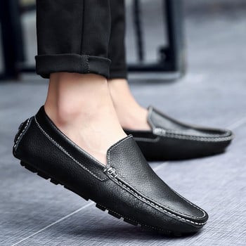 38~47 Ανδρικά Loafers Soft Moccasins Casual Luxury Business Boat Shoes for Flats Driving Dress Shoes