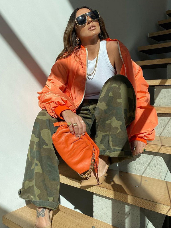 KBAT, toamnă iarnă, jachete de baseball pentru femei, haină de bază supradimensionată, cu fermoar, jachetă bomber largi, îmbrăcăminte pentru femei, jachetă pentru femei