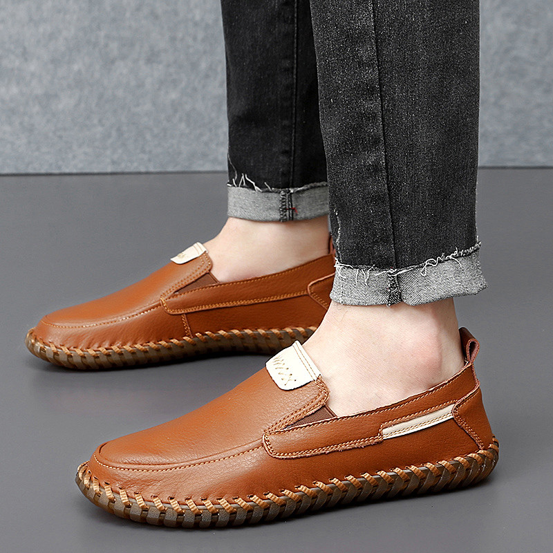 Din piele lucrată manual, ocazional, pentru bărbați, pantofi moi, pantofi de design, pantofi confortabili din piele, pentru bărbați, mocasini, mocasini, pantofi de conducere