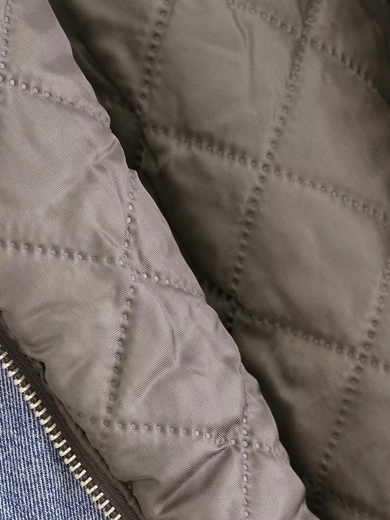 Zimska topla jakna od janjeće vune Ženske vintage jean kaputi Pamučno podstavljeni prsluk Ležerna majica dugih rukava Topla ženska ulična odjeća