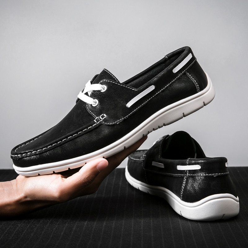 Muške uredske cipele Modne svečane muške cipele na vezanje Mokasine Talijanske muške cipele za vožnju Crne veće veličine