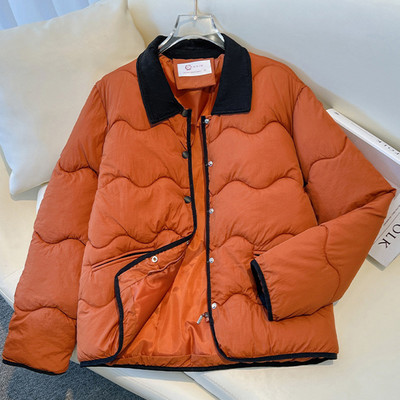 2023 Jachetă scurtă căptușită din bumbac Parka caldă pentru femei Haina coreeană Paltoane de iarnă pentru femei Livrare gratuită Jachetă cu puf pentru femei