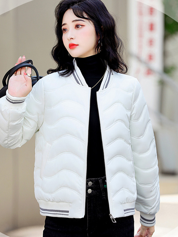 Jachetă de baseball de iarnă 2023, jachetă largi pentru femei, haină de bază parka caldă, jachetă puf pentru femei, îmbrăcăminte capitonată din bumbac ultra ușoară
