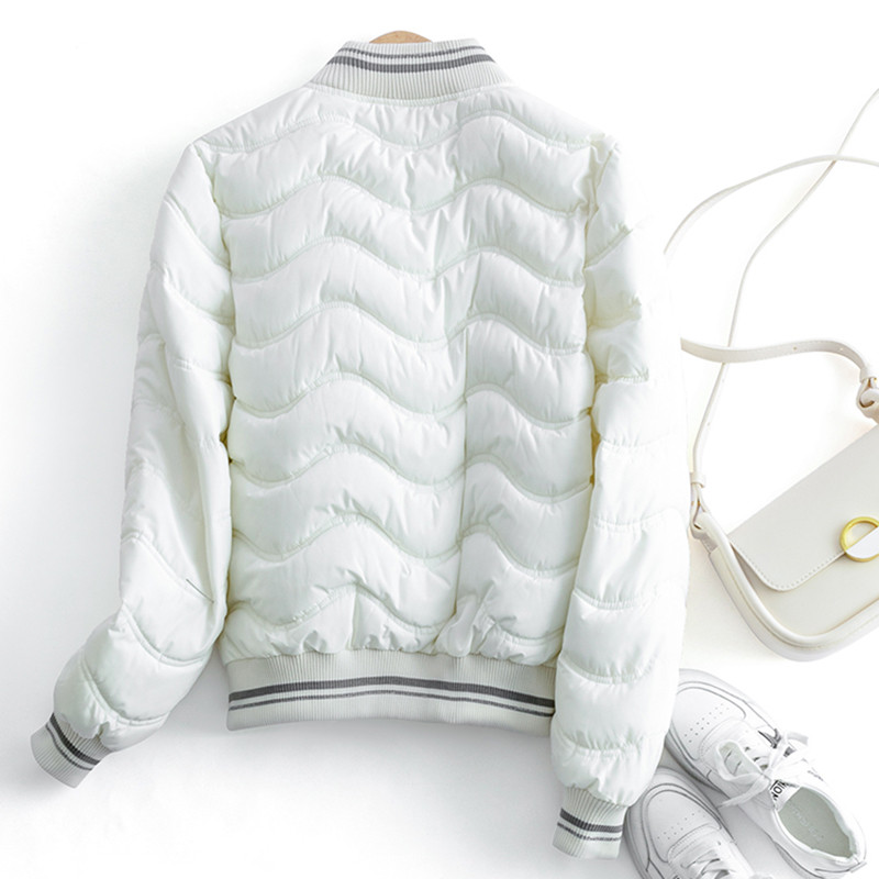 Jachetă de baseball de iarnă 2023, jachetă largi pentru femei, haină de bază parka caldă, jachetă puf pentru femei, îmbrăcăminte capitonată din bumbac ultra ușoară