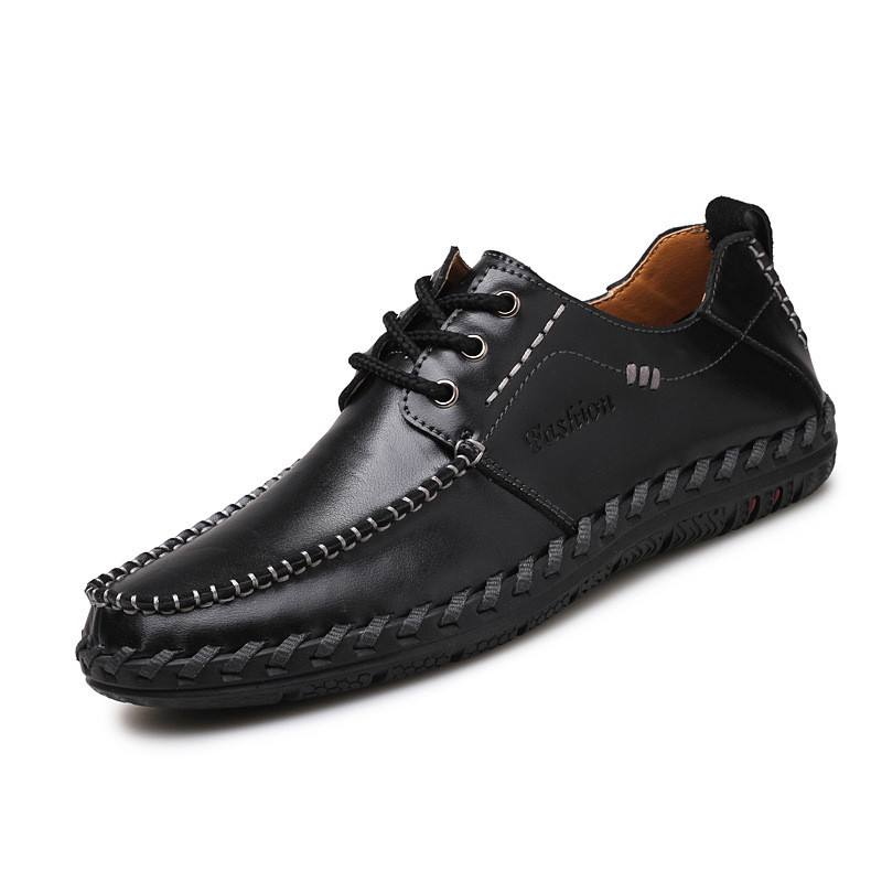 Pantofi casual pentru bărbați, de primăvară, toamnă, din piele, pantofi de bărci pentru bărbați, mocasini la modă cu șireturi, pantofi de înaltă calitate, 2021, cu livrare directă