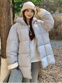 2023 haine noi de iarnă pentru femei parkas supradimensionate cu glugă jachetă căptușită din bumbac jachetă puf îmbrăcăminte exterioară pentru femei pardesiu casual