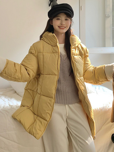 2023 haine noi de iarnă pentru femei parkas supradimensionate cu glugă jachetă căptușită din bumbac jachetă puf îmbrăcăminte exterioară pentru femei pardesiu casual