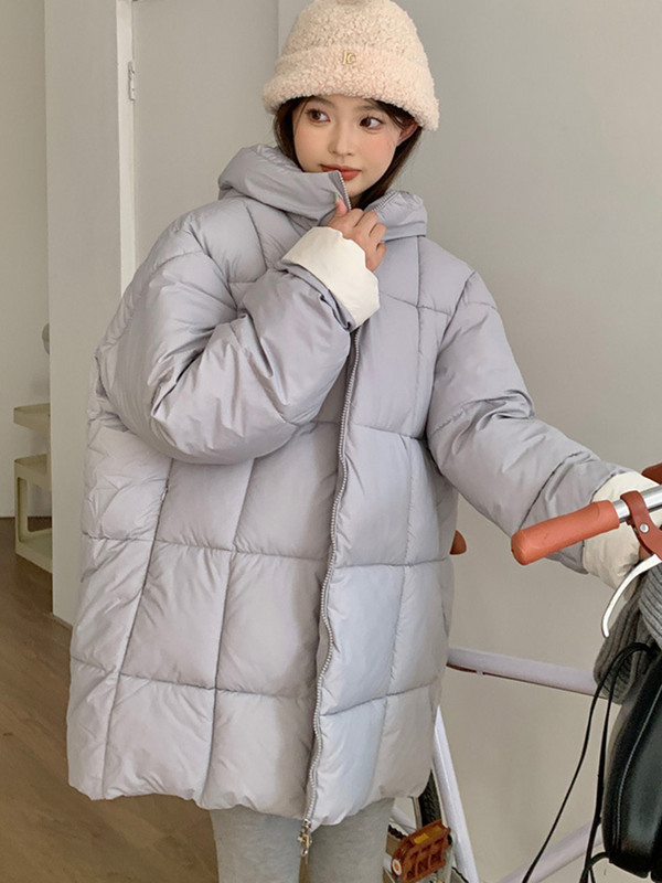 2023 haine noi de iarnă pentru femei parkas supradimensionate cu glugă jachetă căptușită din bumbac jachetă puf îmbrăcăminte exterioară pentru femei pardesiu casual