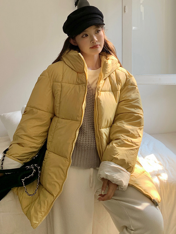 2023 haine noi de iarnă pentru femei parkas supradimensionate cu glugă jachetă căptușită din bumbac jachetă puf îmbrăcăminte exterioară pentru femei pardesiu casual
