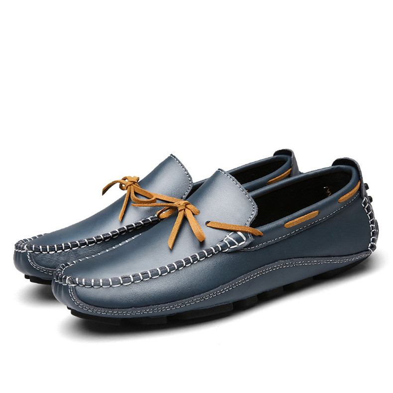 Potpuno nove modne ljetne proljetne muške cipele za vožnju Mokasinke od goveđe kože Prozračne muške ležerne ravne mokasinke Veličina 38-44