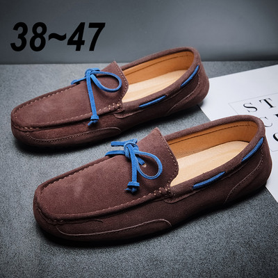 Висококачествени модни ежедневни мокасини от кожа Мъжки рокли Класически обувки тип лодка Обувки Driving Peas Shoes For Men