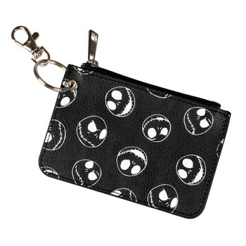 Γυναικείο πορτοφόλι με φερμουάρ PU ανδρικό πορτοφόλι Ultra-slim μινιμαλιστική μπροστινή θήκη για κάρτα 4804