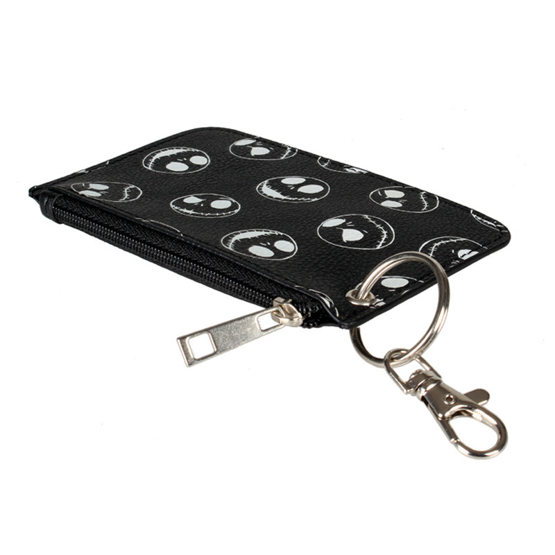 Portofel pentru femei din PU, cu fermoar, pentru identificare, pentru bărbați, ultra-subțire, minimalist, cu buzunar frontal, posetă Suport card 4804