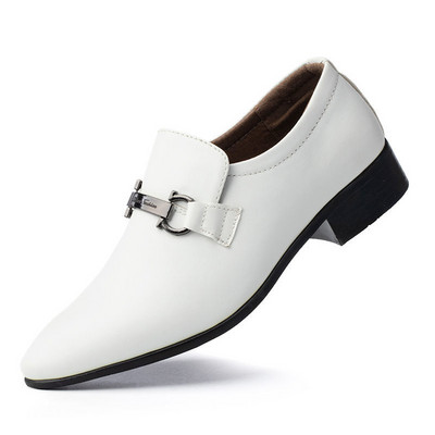 Balti Batai Slip ant Batai Vyriški Juodi Oksfordo Batai Vyriški Ruda Suknelė Loafers Vyrams Office 2023 DERBI verslo kostiumas ODA OFFIC