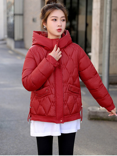 Zimska nova puhasta jakna 2023. Kaput Pamučno podstavljene parke Ženska odjeća Pufer jakna s kapuljačom Ležerni kratki kaput Ženska vanjska odjeća