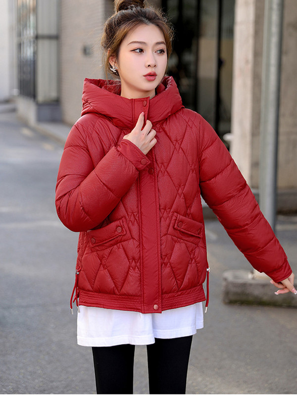 Zimska nova puhasta jakna 2023. Kaput Pamučno podstavljene parke Ženska odjeća Pufer jakna s kapuljačom Ležerni kratki kaput Ženska vanjska odjeća