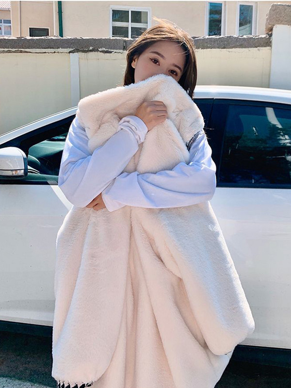 KBAT 2023 French Vintage Mala mirisna jakna od tvida PU kožni kaput Topla vunena podstava Parke Zimski patchwork snježni kaput Ženski