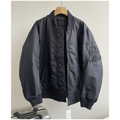 KBAT 2023 Zimske tople ženske bejzbolske jakne Preveliki osnovni kaput s patentnim zatvaračem Široka bomber jakna Ženska gornja odjeća Top Chaqueta Mujer