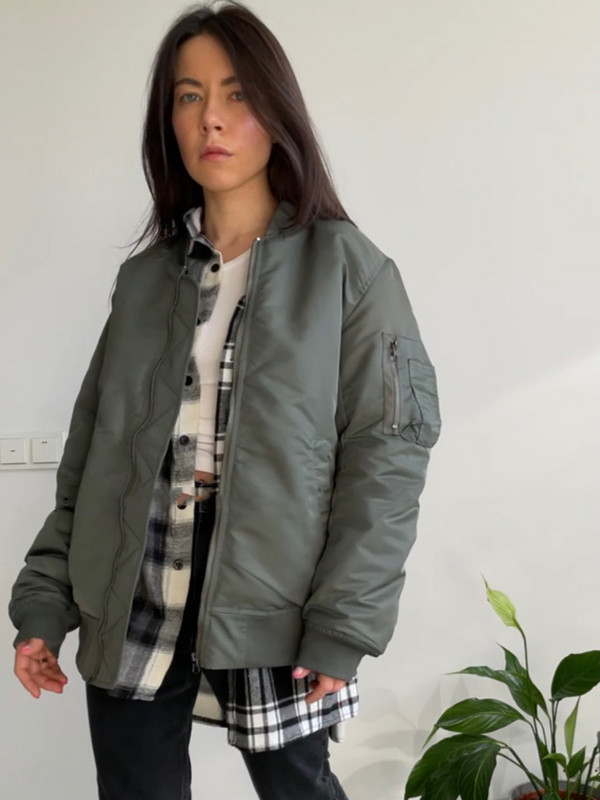 KBAT 2023 Zimske tople ženske bejzbolske jakne Preveliki osnovni kaput s patentnim zatvaračem Široka bomber jakna Ženska gornja odjeća Top Chaqueta Mujer