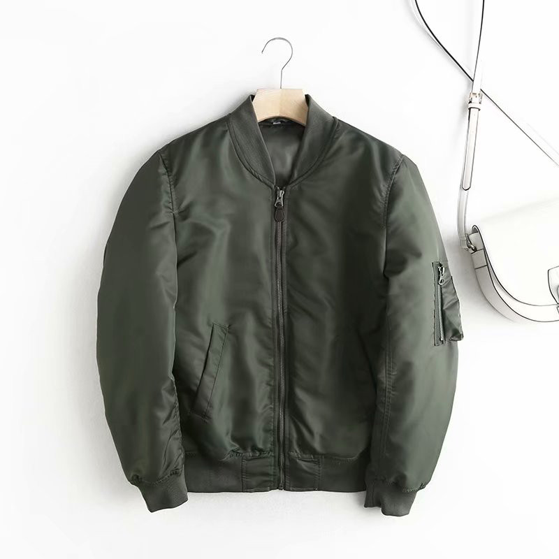 KBAT 2023 Zimske tople ženske bejzbolske jakne Preveliki osnovni kaput s patentnim zatvaračem Široka bomber jakna Ženska gornja odjeća Top Chaqueta Mujer