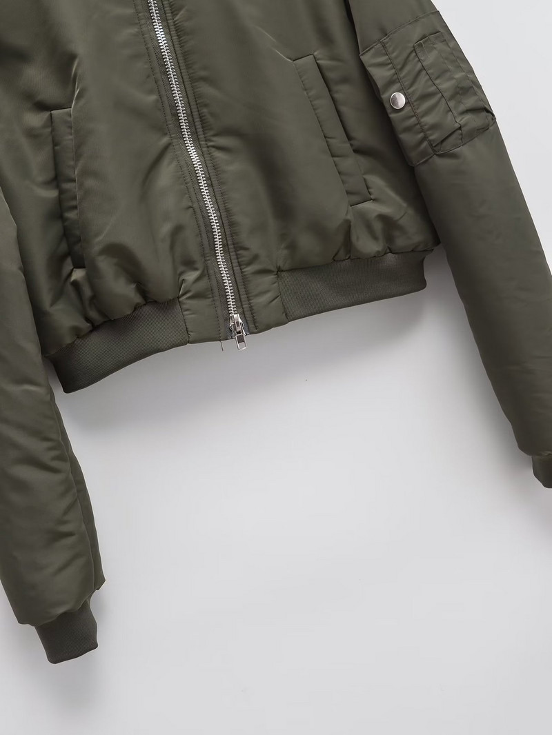 2023. Topli kaput za žene Zimska kratka pamučna podstavljena bomber jakna Ulična odjeća Osnovni kaput Pufer jakna Zimska gornja odjeća Kaput