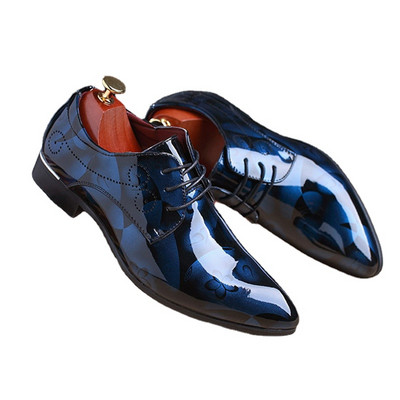 Pantofi de rochie pentru bărbați de birou, cu model floral, pantofi formali pentru bărbați, din piele, modă de lux, pantofi de nuntă, pantofi oxford pentru bărbați, rochie 37-50