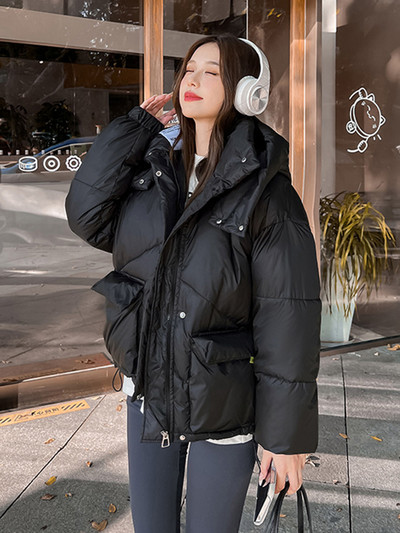 Zimske ženske donje jakne 2023. Ultra lagani topli ležerni kaput Ženska pufer jakna Pamučno podstavljena parka s kapuljačom Kaput otporan na vjetar