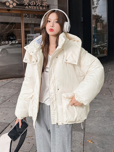 Zimske ženske donje jakne 2023. Ultra lagani topli ležerni kaput Ženska pufer jakna Pamučno podstavljena parka s kapuljačom Kaput otporan na vjetar