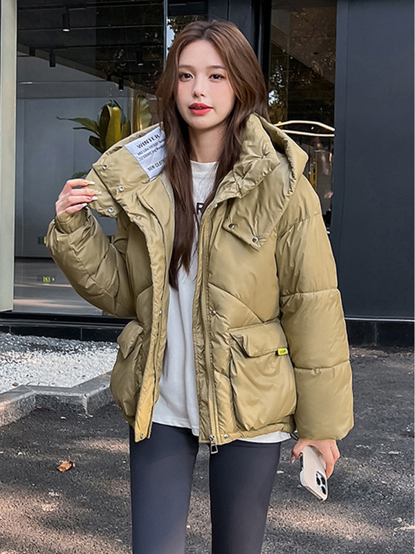 Zimske ženske donje jakne 2023. Ultra lagani topli ležerni kaput Ženska pufer jakna Pamučno podstavljena parka s kapuljačom Kaput otporan na vjetar
