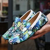 38~48 Muške cipele za slobodno vrijeme Natikače, crne mokasine, mokasine Talijanske dizajnerske cipele za vožnju za muškarce, žene Ravne cipele