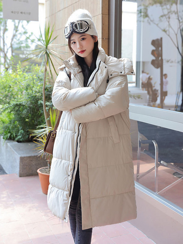 2023. Zimska ženska jakna Duga parka Ženska debela topla jakna s kapuljačom Ženska pufer jakna Ženstvena parka Ženski topli zimski kaputi