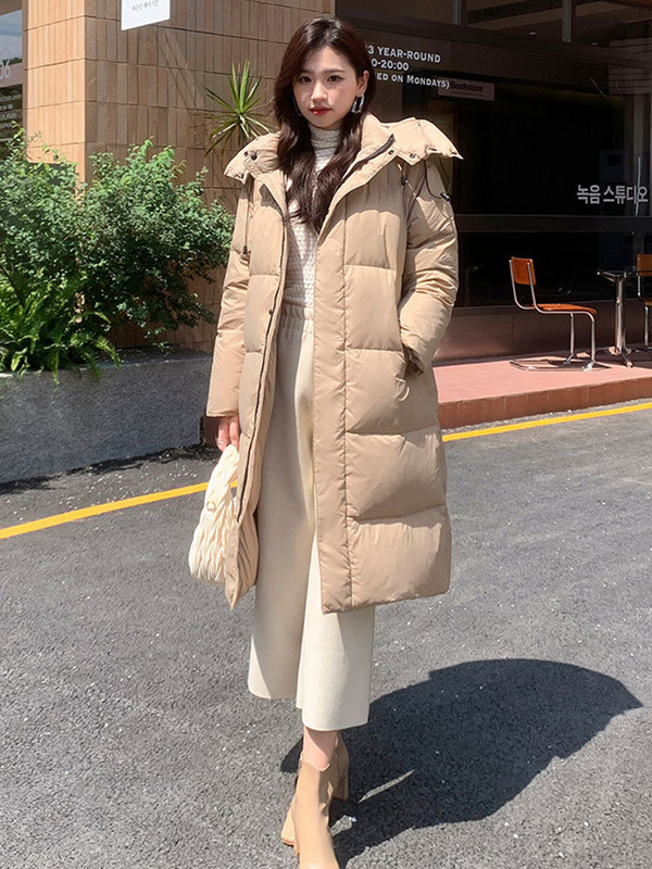 2023. Zimska ženska jakna Duga parka Ženska debela topla jakna s kapuljačom Ženska pufer jakna Ženstvena parka Ženski topli zimski kaputi