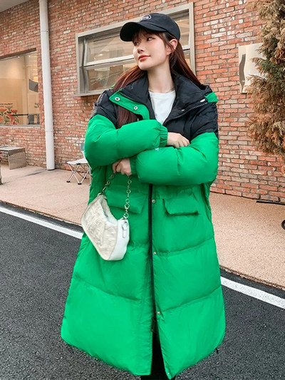 KBAT -30 de grade Parka lungă de iarnă pentru femei Jachete casual cu glugă groasă și călduroasă Parka haină îmbrăcăminte pentru femei Parka lungă