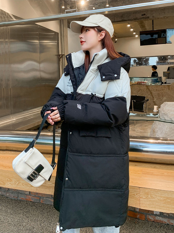 KBAT -30 de grade Parka lungă de iarnă pentru femei Jachete casual cu glugă groasă și călduroasă Parka haină îmbrăcăminte pentru femei Parka lungă