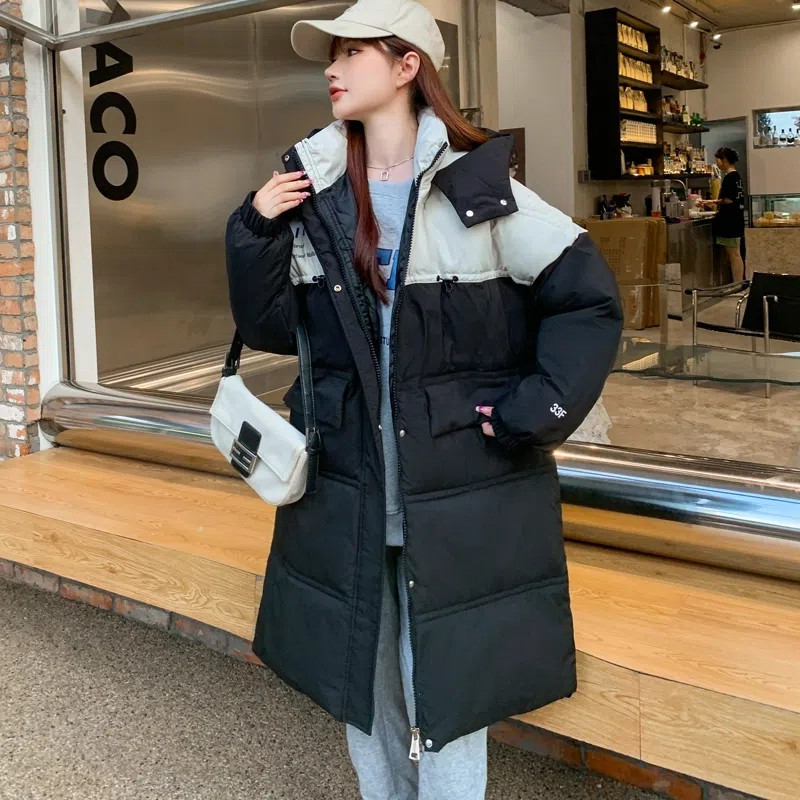 KBAT -30 de grade Parka lungă de iarnă pentru femei Jachete casual cu glugă groasă și călduroasă Parka haină îmbrăcăminte pentru femei Parka lungă