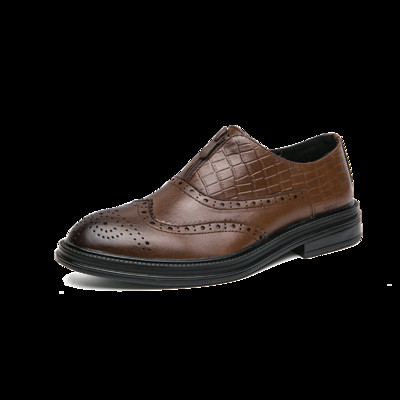 Black Gentleman svečane cipele Muške brogove Oxford cipele Visokokvalitetne muške cipele za odijela Klasične muške poslovne kožne cipele Ležerne