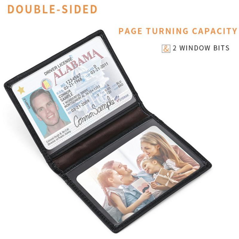 Suport pentru carduri minimalist subțire pentru bărbați Portofel pentru carduri din  linie subțire, mini mic, mic RFID, pentru pașaport, pentru bărbați