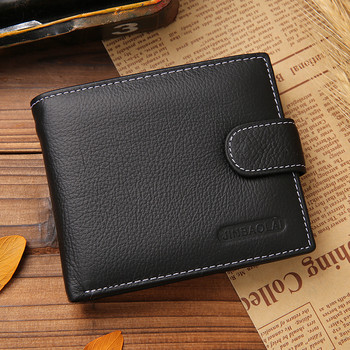 Ανδρικό πορτοφόλι Premium προϊόν Δερμάτινα πορτοφόλια για άνδρες Κοντά μαύρα κοντά πορτοφόλια Portefeuille Homme