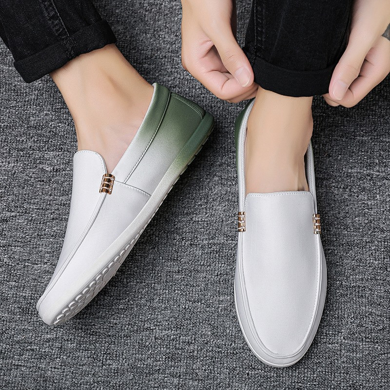 2022. Muške modne ravne cipele Plimsolls Jednobojne cipele Ležerne platnene natikače Natikače Cipele za čamac Muške Espadrile od konoplje Fisherman Tenisice