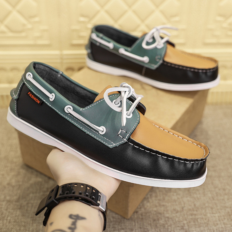 Mokasine Britanski stil Klasične lijene cipele Muške haljine Kožne muške cipele za slobodno vrijeme Modne cipele za čamac Engleska muške cipele na ravne cipele Muške