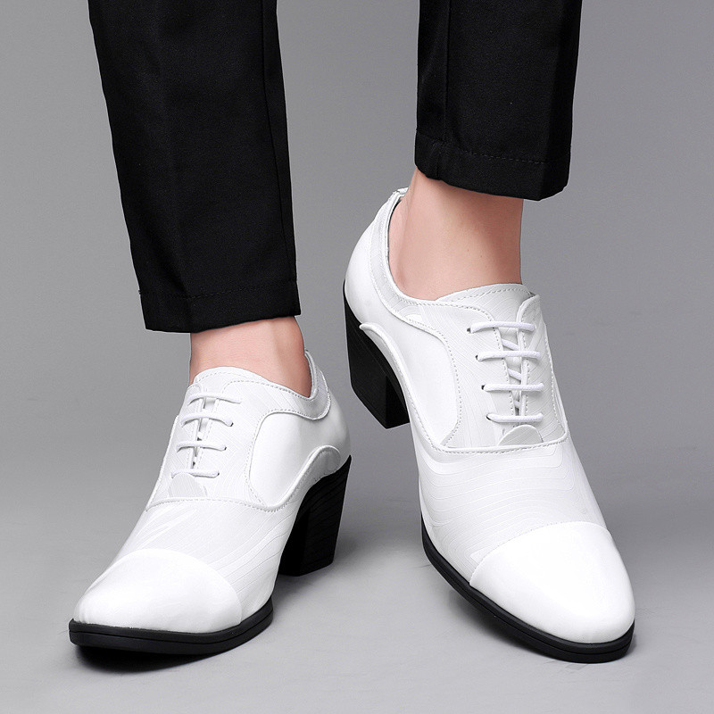 2022, la modă nouă, pantofi negri formali pentru bărbați, din piele ascuțită, pantofi de rochie pentru bărbați, pantofi cu șireturi, cu toc, pentru bărbați, zapatos hombre vestir