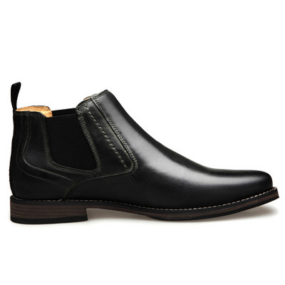 VRYHEID Cizme Chelsea pentru bărbați din  pantofi de rochie casual, confortabili, la modă, maro, cizme Chukka, mărime Plus 42-50