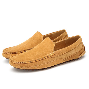 Suede Leather Man Loafers Luxury 2022 Casual Παπούτσια Ανδρικά Παπούτσια Βάρκας Χειροποίητα Ανδρικά παπούτσια οδήγησης Slipon Ανδρικά παπούτσια μοκασίνια Zapatos