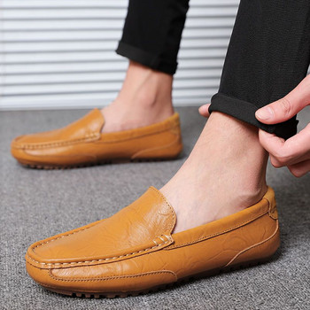 WEH Ανδρικά Loafers Ανδρικά Παπούτσια 2023 Winter Clasicc Comfy Man Flat Moccasin Fashion Fashion Shoes Slip-on Boat Ανδρικά παπούτσια Casual