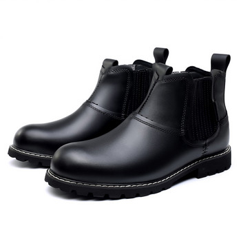 Ανδρικές μπότες Chelsea Δερμάτινες μπότες Casual Outdoors Ankle Boots Ανδρικά παπούτσια για ενήλικες Φθινοπωρινές μπότες με αντοχή στη φθορά Μέγεθος 48