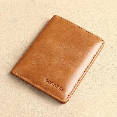 Rfid novčanik za muškarce Tanki okomiti novčanici Crni tanki kratki držač kreditne kartice Minimalistička muška plava torba za novac