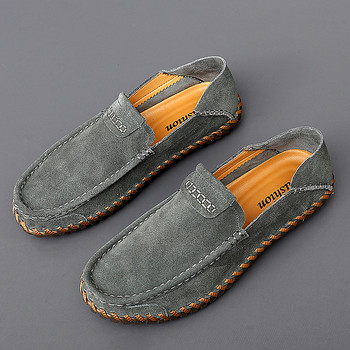 Suede Ανδρικά Loafers Super Soft Leather Casual Παπούτσια Ανδρικά Μοκασίνια Plus Size 38-47