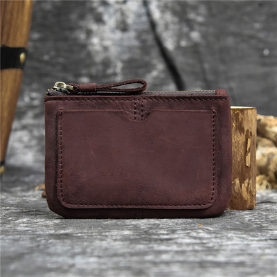 Portofel cu monede din cu fermoar, femei, mini posetă scurtă, suport pentru carduri, portofele de schimb pentru bărbați, portofele